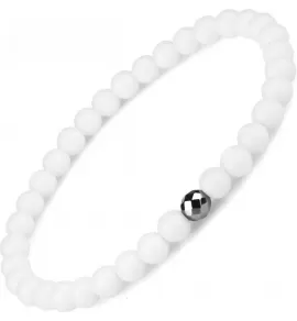 Браслет Everiot Select LNS-8033 из белого агата