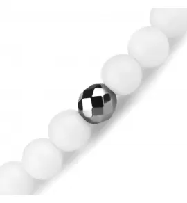 Браслет Everiot Select LNS-8033 из белого агата