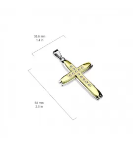 Мужской крест TATIC SSPL-4072 из стали