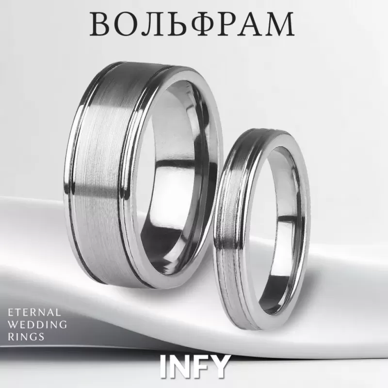 Кольцо из карбида вольфрама INFY R-TG-9180