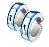 Клипсы TATIC SFE-13526 из стали с цветной полосой