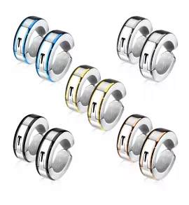 Клипсы TATIC SFE-13526 из стали с цветной полосой