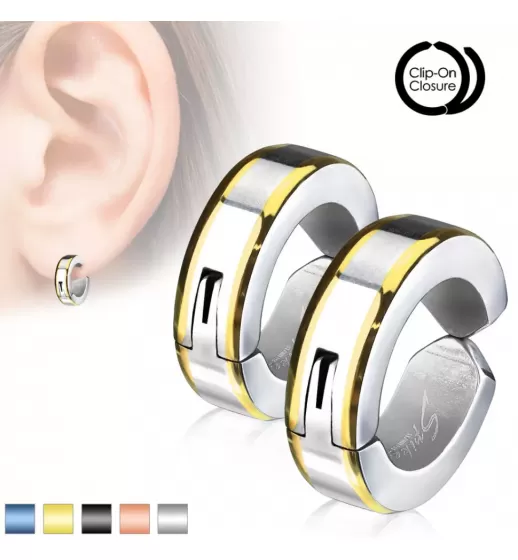 Клипсы TATIC SFE-13526 из стали с цветной полосой