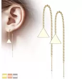 Женские серьги-протяжки TATIC SE3587 из стали