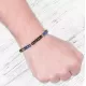 Браслет ручной работы в стиле Шамбала Everiot Select LNS-2018 из натурального лазурита и агата
