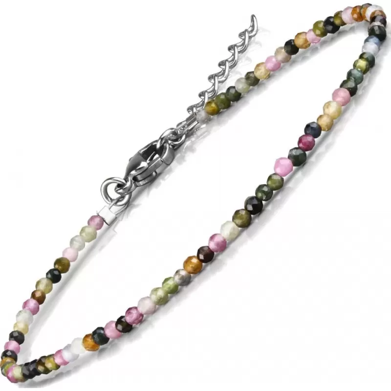 Тонкий женский браслет Everiot Select LNS-2043 из турмалина