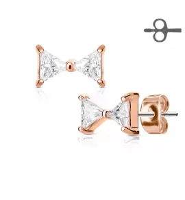 Серьги-гвоздики TATIC EA-002-RDC позолоченные