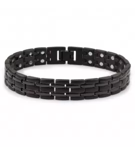 Магнитный браслет мужской черный Magnetana KBM-160519