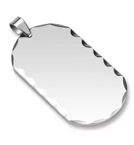 Мужской кулон TATIC SSPM-5831 из стали под гравировку