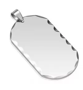 Мужской кулон TATIC SSPM-5831 из стали под гравировку