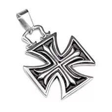 Байкерский крест из ювелирной стали TATIC --SSPQ-3441 мужской