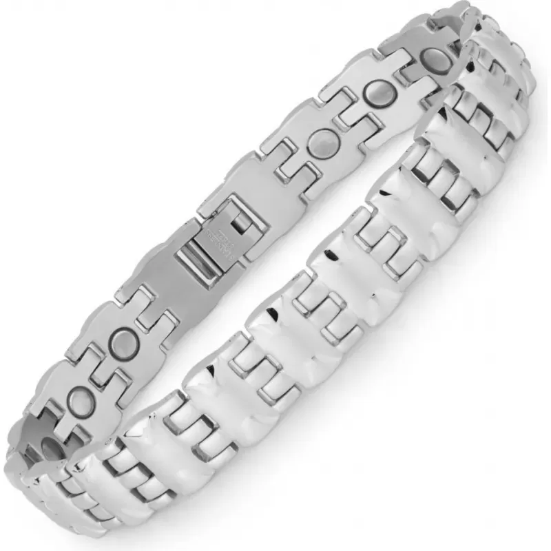 Магнитный браслет мужской Magnetana KBM-221110 из нержавеющей стали