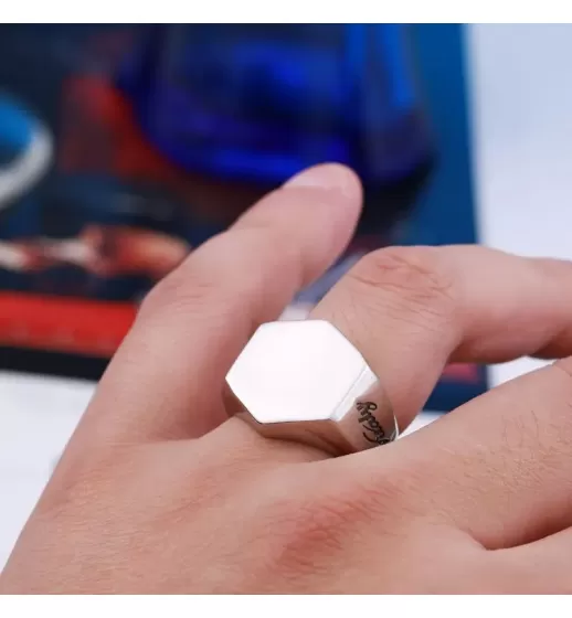 Мужской перстень-печатка из стали EVERIOT --SR-BR-534-N с надписью