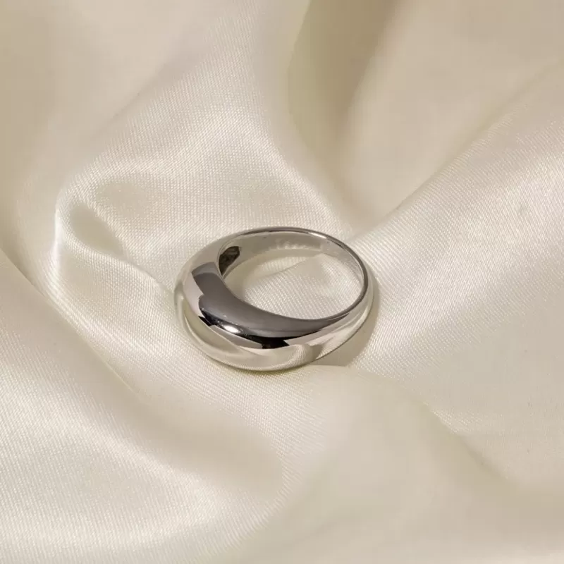 Женское объемное кольцо из стали TATIC RSS-6757-ST