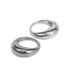Женское объемное кольцо из стали TATIC RSS-6757-ST