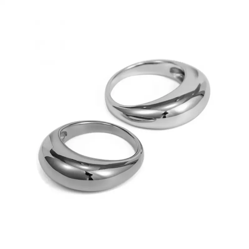 Женское объемное кольцо из стали TATIC RSS-6757-ST