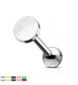 Микроштанга для пирсинга хряща, хеликса уха 1,2 мм PiercedFish JA01, круглая серьга из стали