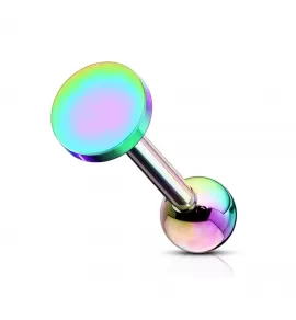 Микроштанга для пирсинга хряща, хеликса уха 1,2 мм PiercedFish JA01, круглая серьга из стали