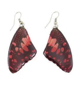 Серьги Indigo ING-RR-158 крылья бабочки с узором