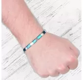 Браслет в стиле Шамбала Everiot Select LNS-2020 из натурального гематита