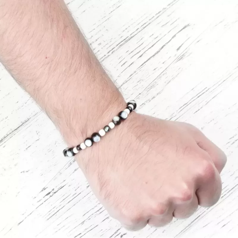 Браслет Шамбала Everiot Select LNS-2246 из дерева и галиотиса