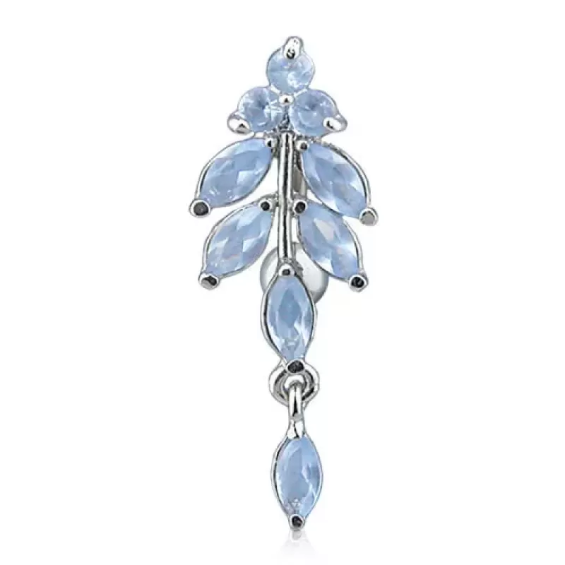 Украшение для пирсинга пупка Pirslab NTRT3625 из титана с фианитами