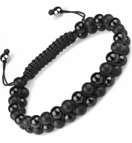 Браслет Шамбала Everiot Select LNS-0212 из натурального агата в два ряда