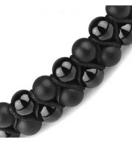 Браслет Шамбала Everiot Select LNS-0212 из натурального агата в два ряда