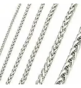 Мужская цепочка из нержавеющей стали Everiot SN-ZS-3094 плетения колосок