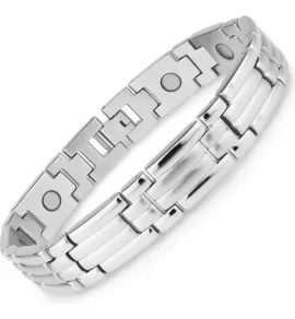Магнитный браслет мужской Magnetana KBM-221116 из нержавеющей стали