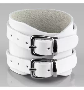 Кожаный браслет Scappa A-103 белый