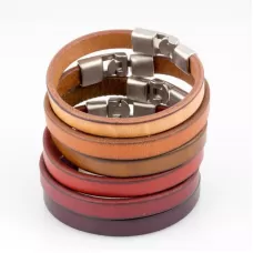 Кожаный браслет мужской Everiot BC-DL-612 разных цветов