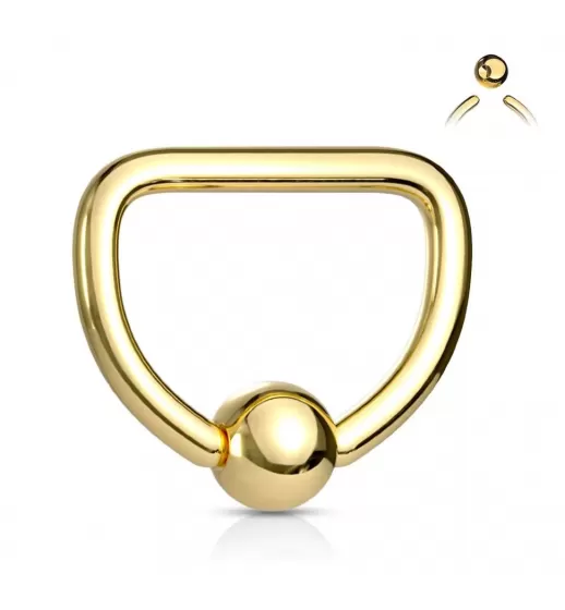 Серьга из стали PiercedFish RSDT для пирсинга септума и хеликса