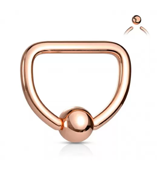 Серьга из стали PiercedFish RSDT для пирсинга септума и хеликса