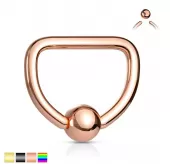 Серьга из стали PiercedFish RSDT для пирсинга септума и хеликса