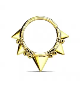 Серьга кольцо из латуни PiercedFish --SEP3-22 для пирсинга септума или хряща уха