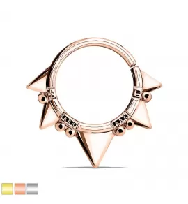 Серьга кольцо из латуни PiercedFish --SEP3-22 для пирсинга септума или хряща уха