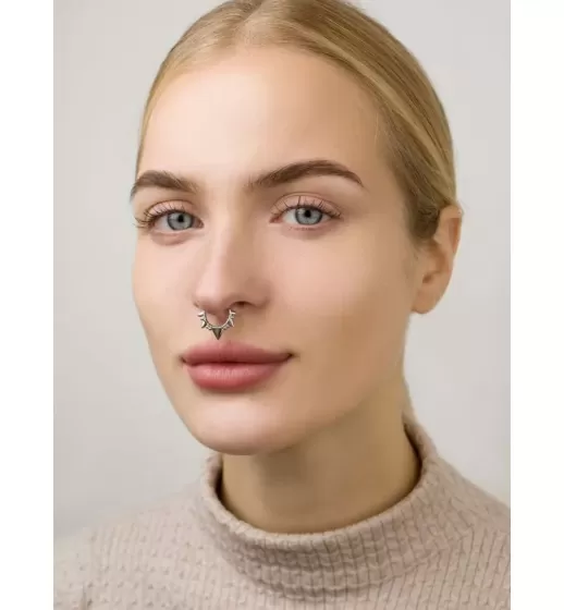 Серьга кольцо из латуни PiercedFish --SEP3-22 для пирсинга септума или хряща уха