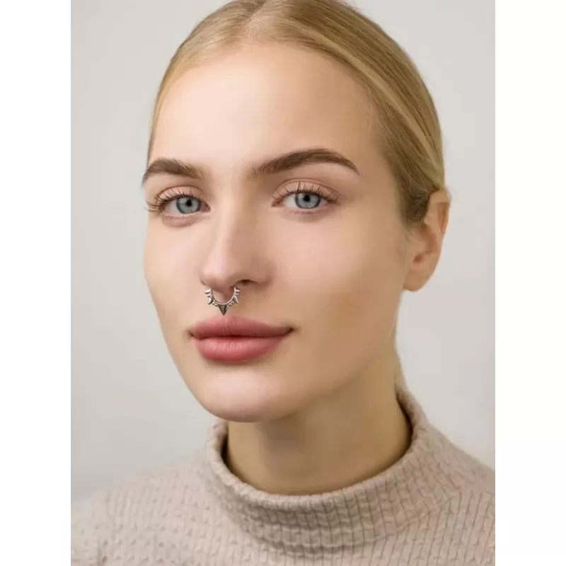 Серьга кольцо из латуни PiercedFish --SEP3-22 для пирсинга септума или хряща уха