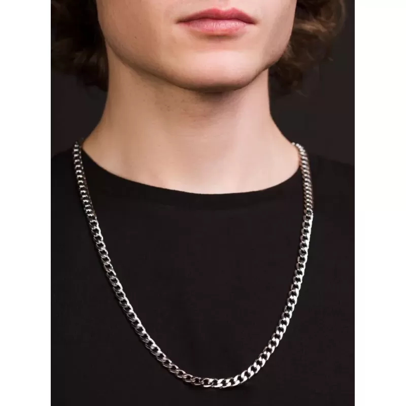 Мужская цепочка из нержавеющей стали Everiot SN-ZS-3091 панцирного плетения