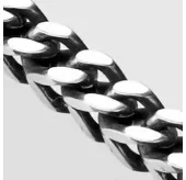 Мужская стальная цепочка Spikes SSNQ-3969