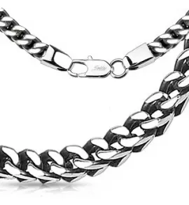 Мужская стальная цепочка Spikes SSNQ-3969