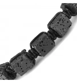 Мужской браслет Everiot Select LNS-3078 Шамбала из вулканической лавы