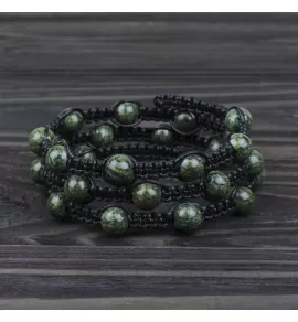 Браслет-спираль Everiot Select LNS-0107 из змеевика