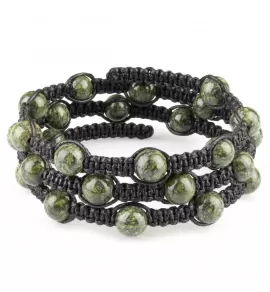 Браслет-спираль Everiot Select LNS-0107 из змеевика