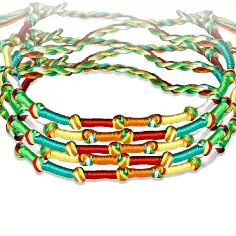 Браслет дружбы Soul Stories FBQ-162 из разноцветных шелковых ниток