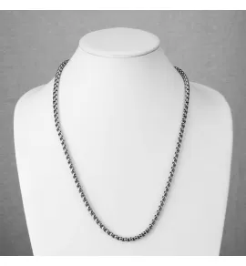 Мужская цепочка из медицинской стали Spikes SSNQ-4041 венецианское плетение