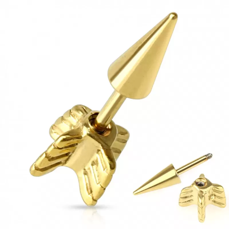 Серьга PiercedFish PSFX-36 в форме стрелы (имитация плага)