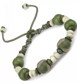 Браслет Everiot VD-MJ-1806 бежево-зеленый