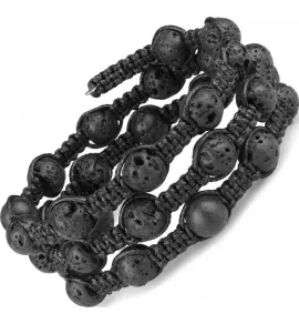 Браслет-спираль Everiot Select LNS-0108 из лавы (базальта)